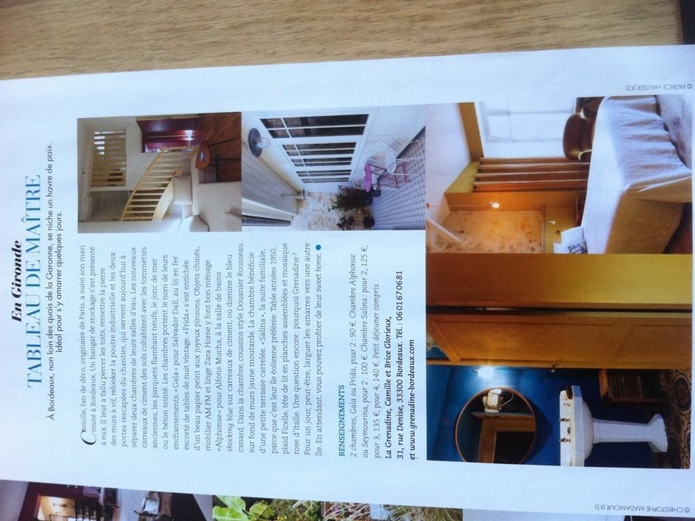 ボルドー La Grenadine Bed & Breakfast エクステリア 写真